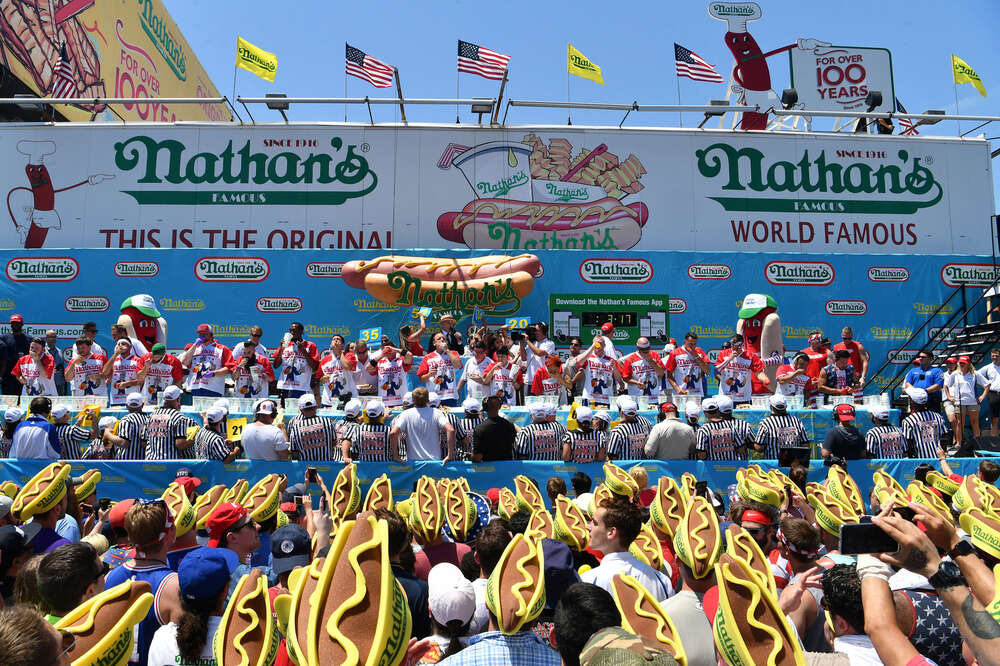 nathan's hot dog hats for sale